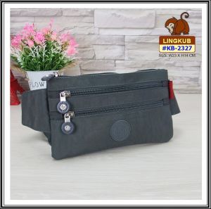 กระเป๋าคาดเอวทรงแบน กระทัดรัด ใส่มือถือได้ทุกรุ่น KB-2327