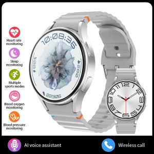 New Galaxy Watch 7 Smart Watch 44mm Men Bluetooth Call Health Monitor Fitness Sport Blood Oxygen Men Smartwatch Android IOS