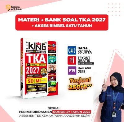 BUKU TKA SD 2027 THE KING MATERI BANK SOAL TKA SD-MI 2027