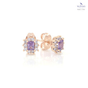 Xuping Anting Tusuk - Stud Earrings Motif Flower Permata Warna 0151250281