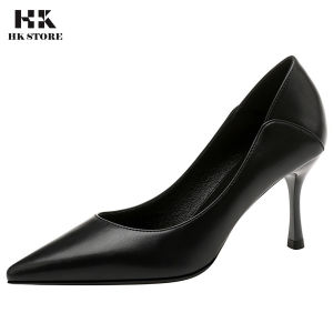 Giày cao gót 7cm da bò thật 100% hàng cao cấp da mềm đi siêu êm chân - kiểu dáng đơn giản dễ dàng kết hợp nhiều kiểu thời trang (cs01)