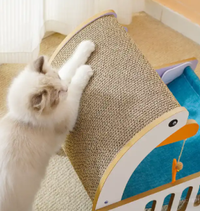 Duck design Cat scratcher /scratch board hammock bed