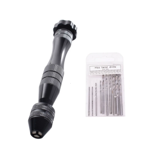 Small Hand Operated Hole Punch Tool Heavy Duty Metal Manual Hand Drill For DIY Projects Carpentry Solid Build Tool