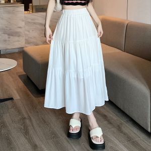 กระโปรงยาว กระโปรงชั้น เอวยางยืด ระบาย3ชั้น เนื้อผ้าอย่างดี #190350