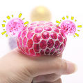 Mesh Squish Ball / Squeeze Ball Release Stress Funny Anti-Stress Squishy Grape Relief Ball/E04008. 