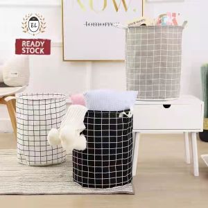 Foldable Laundry Bag Basket Waterproof Dirty Clothes Large Storage Bakul Baju/Bakul Beg Dobi