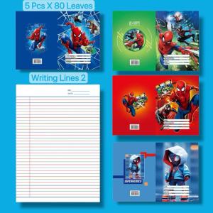 15 Pcs Cartoon Character Themed Writing Composition Notebook 85 Pages Collection Spiderman Notebook for Grade 3 Scholars and Note Book for Elementary Students Featuring Spiderman Designs for School Writing Homework and Creative Doodling with High-Qual