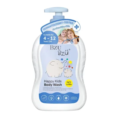 Bzu Bzu Happy Kids Body Wash 600ml