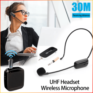 NO LIMIT TaffSTUDIO Microphone Mic Wireless Untuk Imam Sholat Jarak Jauh Bando Tanpa kabel HX-W002