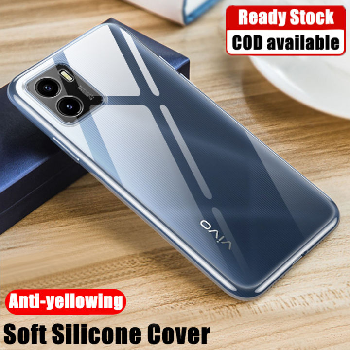 For Vivo Y15s V2120 Flexible Soft Rubber Crystal Clear Slim