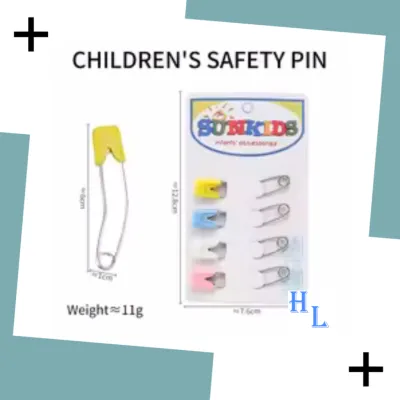 Baby Safety Pin 4s / Pin Kain Lampin /SAFETY PIN for Baby Napkin/婴儿尿布大扣针