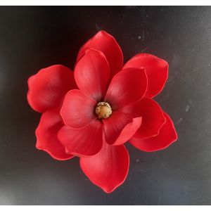 Đầu bông mộc lan giả - Size 16cm - Cây giả hoa lụa Decor trang trí nhà cửa