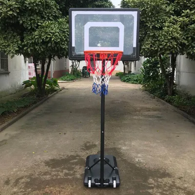 Outdoor Basketball Ring Backboard with stand Movable Height-adjustable Basketball Hoop Set For Kids Adults and Teenagers