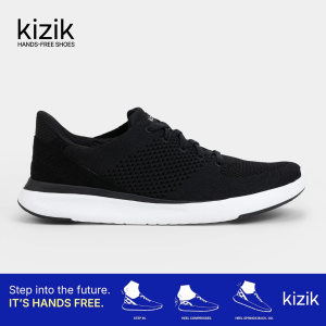 Kizik Lima Black Womens Slip-ins Sneakers