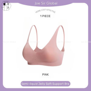 Joe Sir Jelly Latex No Wire Bra for Women Seamless Push Up Padded Bralette - Comfy & Invisible Bras Natural Lift