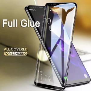 HD Full Curved Tempered Glass for Samsung Galaxy S25 S21 S20 S24 S23 S22 Plus Ultra Note 20 Ultra Screen Protector for Samsung S9 S8 Plus S7 Edge S10 Plus Note 9 10 Plus Glass Protective Film