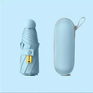 Dual-Use Sun Umbrella Folding Sunscreen UV Umbrella 6 Bone Paraguas Rain Parasol Frame Windproof Payung Lipat