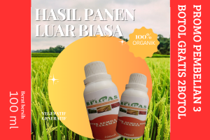 BioGas Premium Fertilizer Cair Multifungsi untuk Tanaman Semua Jenis - Penghasil Buah Lebih Berbuah