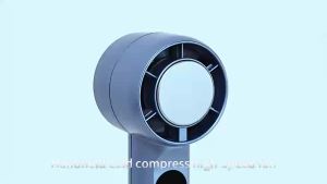 Handheld Portable Fan 199-Speed Desktop Fan USB Rechargeable Cooling Refrigeration Fan LED Display For Home Office Travel ﻿
