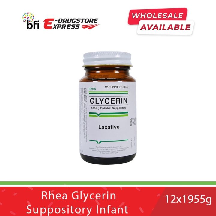 Rhea Glycerin Suppository Infant 12x1955g | Lazada PH