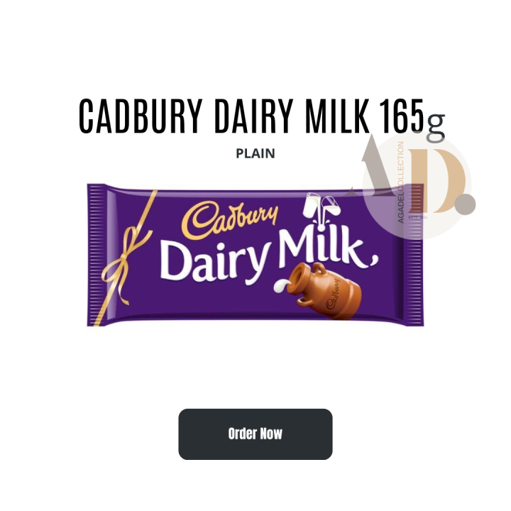 Cadbury Dairy Milk Chocolate 165G | Lazada PH