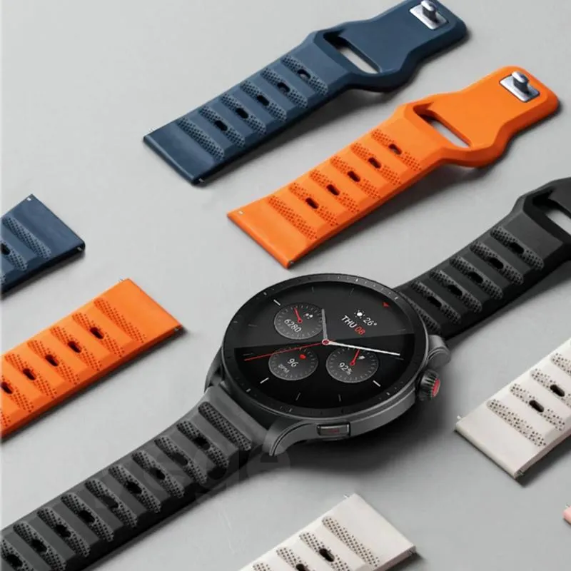 22mm 20mm Silicone Band For Huawei Watch 4/3/GT3-2 Pro Amazfit Bip