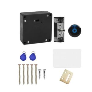 USEFUL TOOL อุปกรณ์อิเล็กทรอนิกส์อิเล็กทรอนิกส์ ล็อคลิ้นชักอัจฉริยะ Hidde ล่องหน IC Card ล็อคตู้เซ็นเซอร์ ดีไอวาย ง่ายต่อการติดตั้ง ล็อคตู้ที่ซ่อนอยู่ บ้านในบ้าน