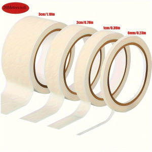 Multi-Size Painting Masking Tape - Premium Washi Tape for Art Painting DIY Office School and Crafts - 0.23/0.39/0.79/1.18in x 61.56FT General Purpose Writable and Easy-to-Remove