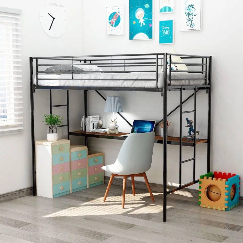 Loft deals bed steel