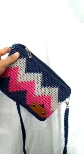 TAS RAJUT SACHI DUA RUANG