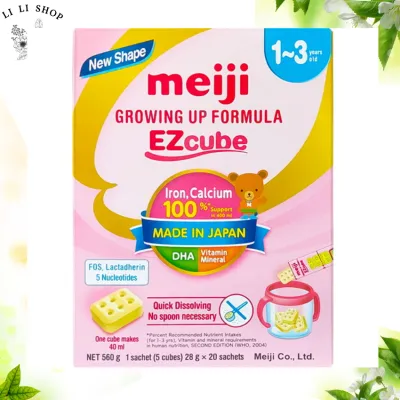 [Freeship] Sữa bột Meiji Growing up Formula 560g (Nhập khẩu chính hãng) cho bé từ 1 đến 3 tuổi bổ sung dinh dưỡng và vi chất dinh dưỡng cần thiết cho sự phát triển của trẻ - Li Li Shop