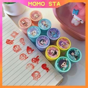 MOMO Cartoon Animal Seal 10PCS/Card Student Label Seal School Stationery