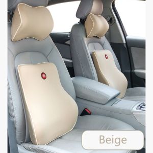 Car Headrest Pillow Memory Foam Lumbar Waist Neck Support Lumbar Support Waist Pillows Car Seat Cushion