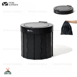 Mobigarden ห้องน้ำพับเคลื่อนที่ สามารถใช้เป็นถังขยะได้ น้ำหนักเบา พกพาสะดวก