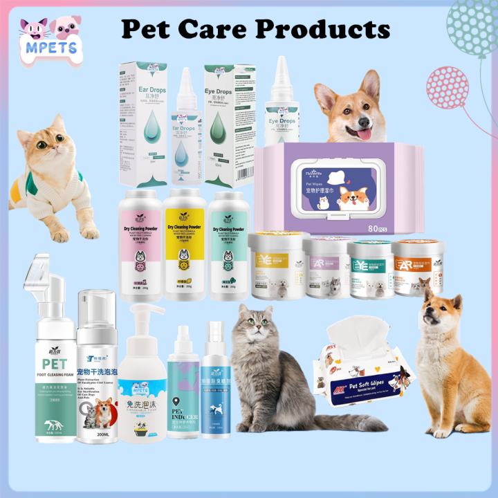 Dog Cat Earwax Clean Ears Odor Remover Pet Ear Wipes Pets Cleaning Stop