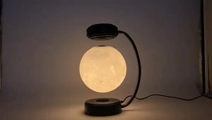 Unique Moon-Shaped Night Light Decorative Night Light/ Decorative Bedroom Light/ Floating Night Light/