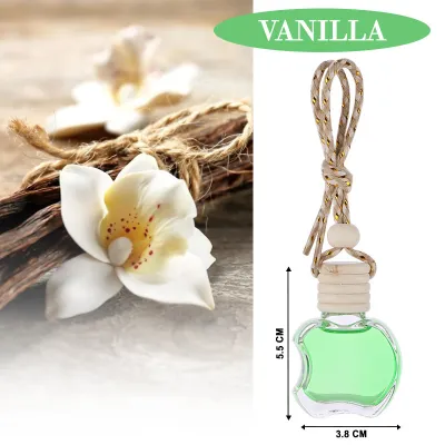 10ml Car Hanging Air Freshener Perfume Pendant Fragrance Charm Home Deodorizer 车载香薰瓶 Pewangi Kereta