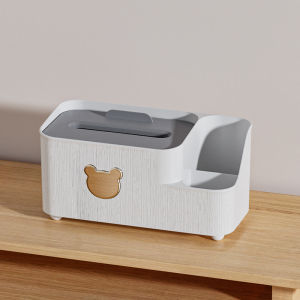 Inaso Kotak Tissue Rak Make Up Plastik Tempat Tisu Toilet Meja Kosmetik Storage Organizer Remote HSB636