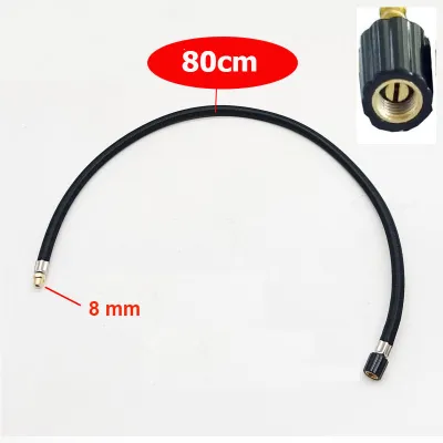 Ống bơm lốp xe máy/ô tô/ xe đạp Dây bơm hơi nối dài chống gập Vòi bơm hơi chân ren 6mm 8mm 10mm