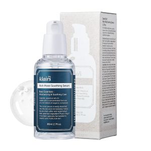 DearKlairs Rich Moist Soothing Serum – Korean Daily Hydrating Serum with Centella Asiatica & Hyaluronic Acid Cooling Non-Greasy Lightweight Formula Unscented Vegan 2.7 Fl Oz