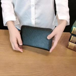 RFID Anti-Theft Cowhide Leather Wallet Brush Head Layer Long Passbook Large Capacity Clutch Bag2026