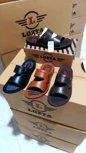 Sendal Laki Laki Dewasa LOZTA Rubber 08 Series Sandal Kulit Selop Kekinian