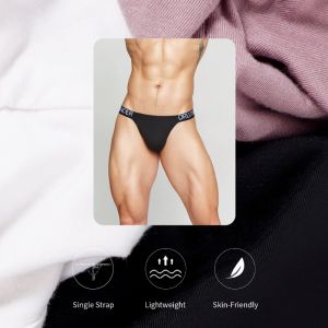 CMENIN ORLVS 3Pcs New Modal Mens Panties Briefs Men Underpants Low Waist Slip Jockstrap Underwear Man Brief Cuecas OR6107