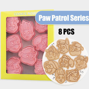 8 PCS Cookie Cutter 3D Cookie Cutter Mold DIY Pastry Cake Baking Tool Kitchen Accessories