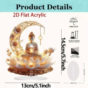 Christmas Home Furnishings Easter Angel Good Luck Flat Crafts Acrylic Home Furnishings
