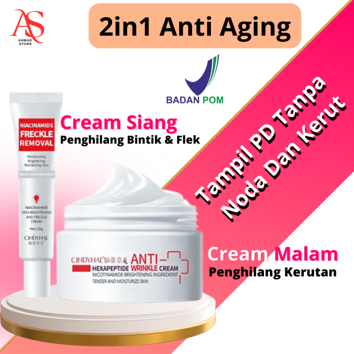 2in1 BPOM Cindynal Paket Siang Malam Sudah Dapat Night Cream