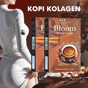 Kopi Kolagen Bloom - Diet dengan Kopi Kolagen Bloom 1 Box Isi 12 Saset kopi diet/minuman penurun berat badan/detok slim pelangsing ori/pelangsing/detox slim/fat burner