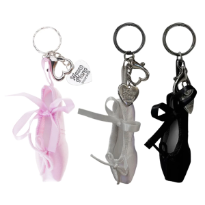 Elegant Dance Shoe Keychain Charm Pendant Ornament Fashion Accessory for Dance Lovers and Craft Enthusiasts Daily Use