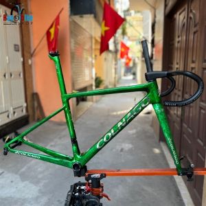 (SALE) Khung road carbon Colnago V3R phanh 2 ốc vân đá