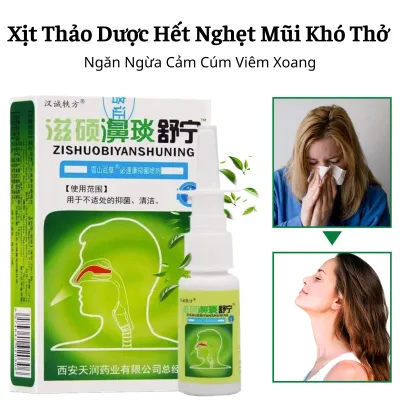 Xịt Thảo Dược Thông Mũi Hết Nghẹt Mũi Khó Thở Ngăn Ngừa Cảm Cúm Hắt Xì Viêm Xoang